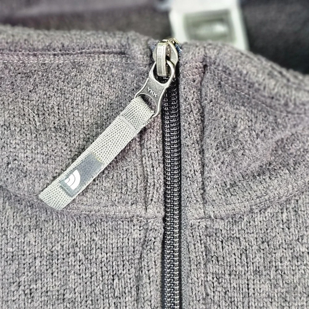 The North Face Pullover Mens XL Gray Fleece 1/4 Zip Long Sleeve Thermal‎ Top